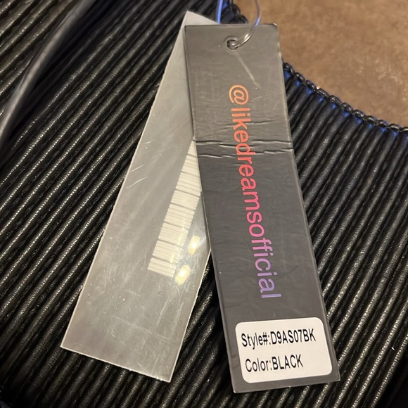 LIKE DREAMS Women Teens Vintage Shoulder Bag Black - Picture 7 of 7